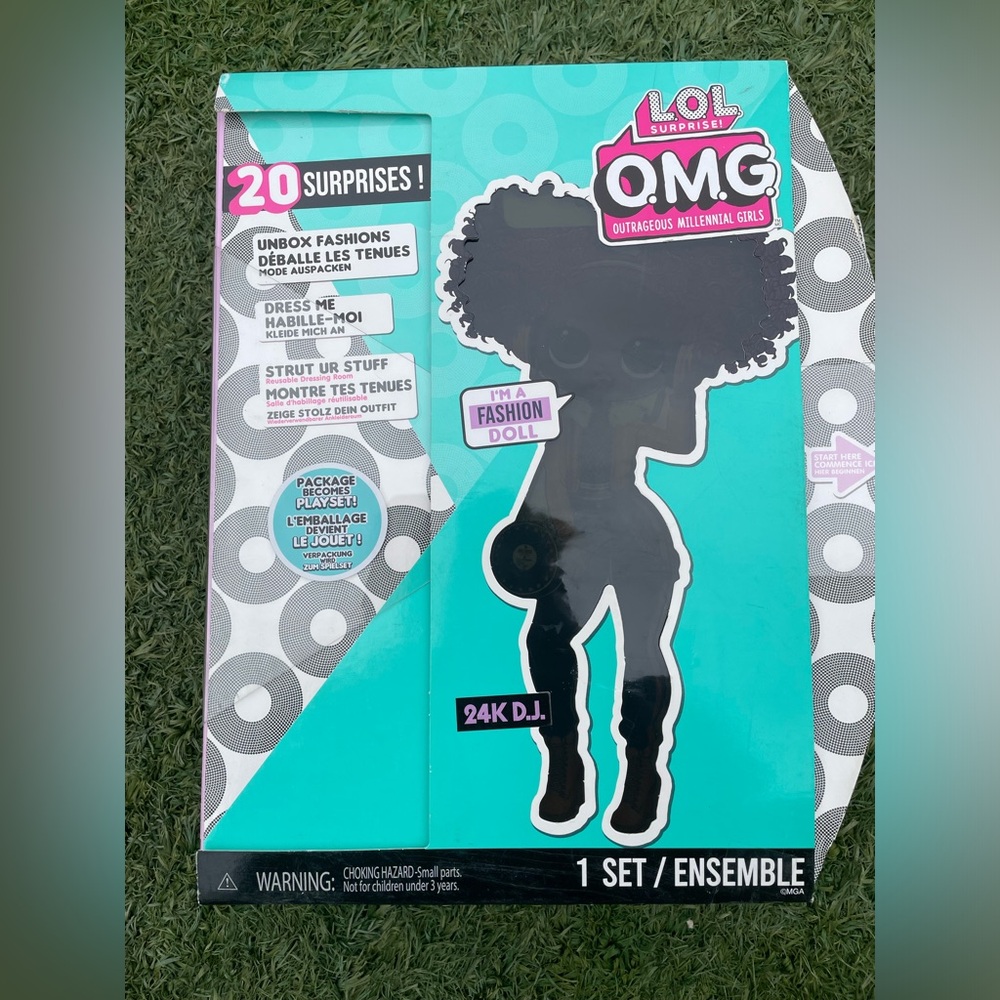 LOL Surprise OMG 24K D.J. Fashion Doll with 20 Surprises
